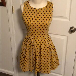 Polka dot 50s style dress